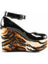 POISON-03 Tiger Patent Shoes