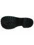 Bottom view of RANGER-302 Black Patent Boots showing thick treaded rubber sole