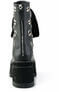 RANGER-310 black platform boots with grommets