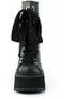 RANGER-310 black platform boots with grommets