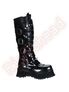 RAVAGE-II Black Zipper Boots