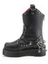 REBEL-56 Women's Skull Cowboy Combat Platform Boots