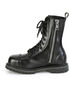RIOT-10 Black Leather Steel Toe Boots