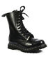 ROCKY-10 Black Leather Boots