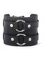 2 Ring Leather Wristband