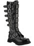 REAPER-30 Black Leather Boots
