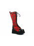 SCENE-100 Black PU Boots