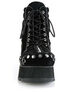 SCENE-32 vegan suede platform boots