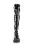 SHAKER-374 Patent Thigh High Boots