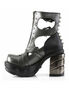 SINISTER-61 Black Chromed Boots