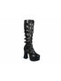 SLUSH-249 Black Platform Boots
