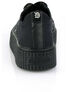 SNEEKER-107 Black Canvas Sneaker Creepers