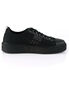 SNEEKER-107 Black Canvas Sneaker Creepers