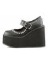 SWING-03 Black Platform Shoes