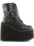 SWING-101 Black Platform Boots