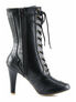 TESLA-102 Black Steampunk Boots
