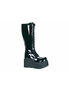 TRASHVILLE-502 Black Patent Platforms - Clearance