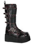TRASHVILLE-510 Black Platform Boots