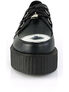 V-CREEPER-515 Silver Toe Creeper Shoes
