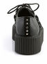 V-Creeper-538 Black Star Creepers Shoes