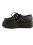 V-Creeper-538 Black Star Creepers Shoes