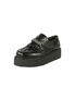 V-CREEPER-509 Black PU Creepers