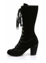 VIVIKA-205 Black Velvet Boots