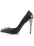 VOLTAGE-08 Spike Studded Heels