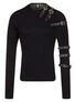 Vidar Mens Buckled Strap Long Sleeve Shirt