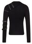 Vidar Mens Buckled Strap Long Sleeve Shirt