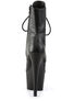 ADORE-1020 Black Leather Platform Boots