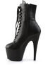 ADORE-1020 Black Leather Platform Boots