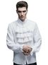 Ash Mens White Ruffle Shirt
