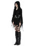 Aurora Ragged Slim Gothic Dress
