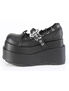 BEAR-23 Bat Buckle Platform Shoes