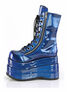 BEAR-265 Blue-Purple Platform Boots