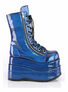 BEAR-265 Blue-Purple Platform Boots