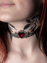 Betrothal Gothic Heart Choker