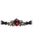 Betrothal Gothic Heart Choker