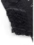 Tabatha Gothic Corset Satin Panel Black