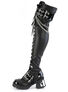 BRATTY-304 Over-The-Knee Gothic Platform Boots