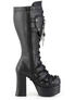 CHARADE-230 Knee High Gothic Platform Boots