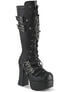 CHARADE-230 Knee High Gothic Platform Boots