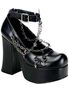 CHARADE-28 Strap Chain Heels