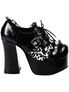CHARADE-34 Leopard Platform Shoes