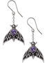 The Chartres Phantom Crystal Moth Earrings