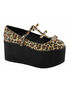 CLICK-08 Leopard Platform Shoes