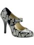 CORDELIA-31 Black Cream Heels
