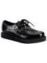 CREEPER-602 Black Leather Creepers