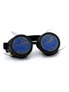 Dark blue cyber kitty goggles